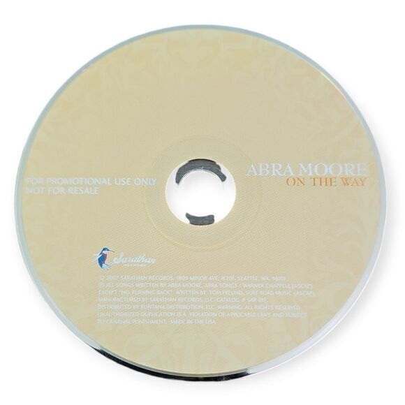 Abra‎ Moore – On The Way [2007 Promotional CD] - Picture 3 of 3